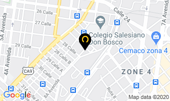 Mapa de Servicios General en Ciudad de Guatemala
