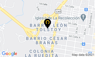 Mapa de Servicios Mecanicos Palacios en Ciudad de Guatemala