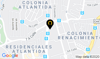 Mapa de Servicios Opticos en Ciudad de Guatemala