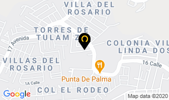 Mapa de Servicios Profesionales Integrados en Ciudad de Guatemala