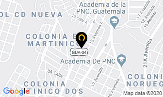 Mapa de Servicios Profesionales Sertecpro en Ciudad de Guatemala