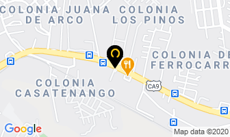 Mapa de Servicios Tecnicos en Antigua Guatemala