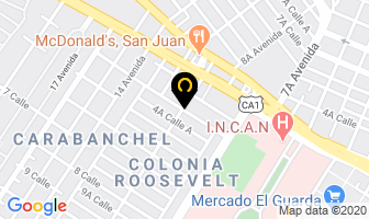 Mapa de Servicios Tecnicos Arias en Ciudad de Guatemala