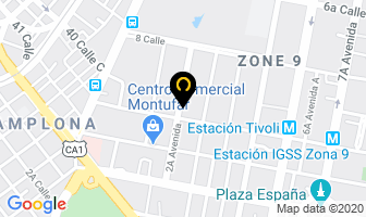 Mapa de Servisa en Ciudad de Guatemala