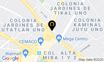 Mapa de Shopping Center en Ciudad de Guatemala