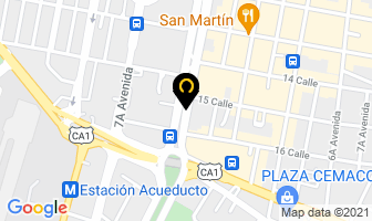 Mapa de Short Times en Ciudad de Guatemala
