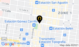 Mapa de Shos Place en Ciudad de Guatemala