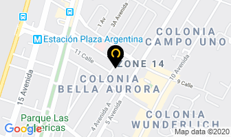 Mapa de Sieca en Ciudad de Guatemala