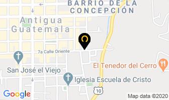 Mapa de Sierra Verde en Antigua Guatemala