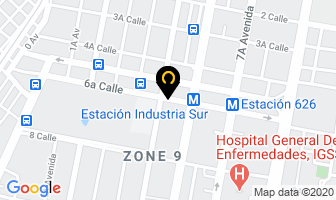Mapa de Sifasa en Ciudad de Guatemala