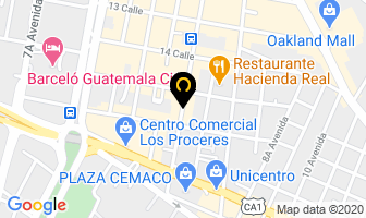 Mapa de Smoking Rent D'cachÉ en Ciudad de Guatemala