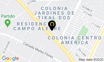 Mapa de Soporte Empresarial en Ciudad de Guatemala