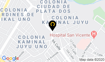 Mapa de Sov Seguridad en Antigua Guatemala