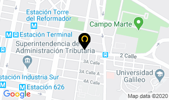 Mapa de Spa Natural Para Caballeros en Ciudad de Guatemala