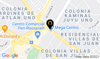 Mapa de Spa Oasis en Ciudad de Guatemala
