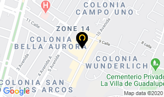 Mapa de Sweeties en Antigua Guatemala