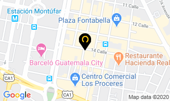 Mapa de Taco Inn en Ciudad de Guatemala
