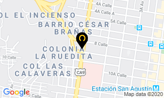 Mapa de Taller Corona en Ciudad de Guatemala