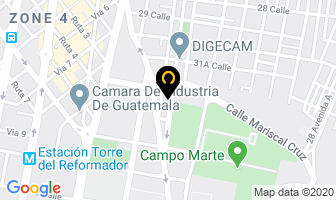 Mapa de Taller Junior en Ciudad de Guatemala