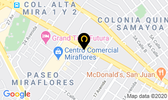 Mapa de Talleres Genesis en Ciudad de Guatemala