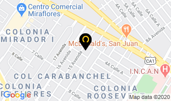 Mapa de Talleres Speed Way en Ciudad de Guatemala