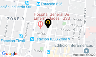 Mapa de Teatro EspaÑa en Ciudad de Guatemala