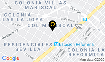 Mapa de Tecnica De Servicios en Ciudad de Guatemala