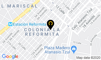 Mapa de Tecnidefensas Chamale en Ciudad de Guatemala