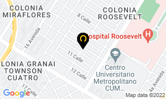 Mapa de Tecnifrenos Automotriz en Ciudad de Guatemala