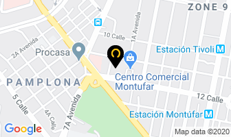 Mapa de Tecnomax en Antigua Guatemala