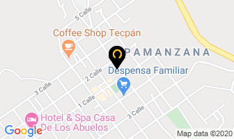 Mapa de Tejidos Liliana en Tecpán Guatemala