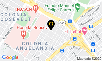 Mapa de Telas Eben Ezer en Ciudad de Guatemala