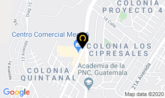 Mapa de T.e.n.c.o. Prefabricados en Ciudad de Guatemala
