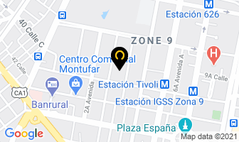 Mapa de Tenis Todo en Ciudad de Guatemala