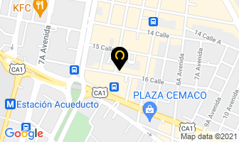 Mapa de Texas Ranch Bbq & Grill en Ciudad de Guatemala