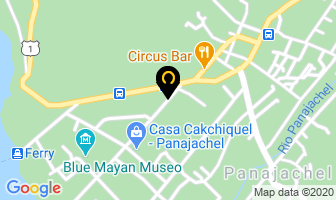 Mapa de Toliman Excursiones en Panajachel