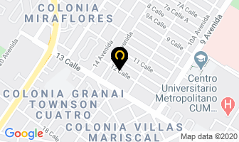 Mapa de Tornillos Santander en Ciudad de Guatemala