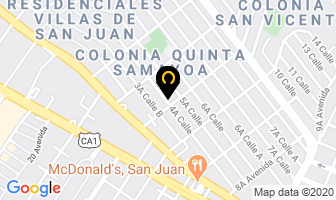 Mapa de Torno Servicio Diegueza en Guatemala
