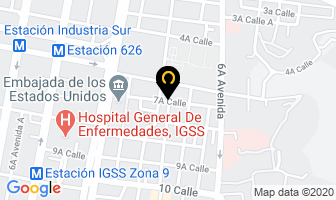 Mapa de Total Fresh en Ciudad de Guatemala