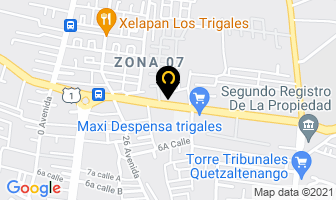 Mapa de Totonicapan en Quetzaltenango