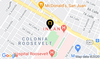 Mapa de Tracsa en Ciudad de Guatemala
