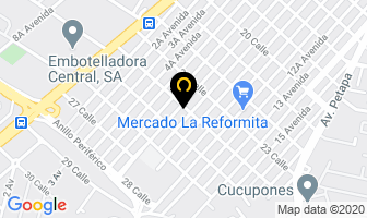Mapa de Tractores Y Repuestos en Ciudad de Guatemala