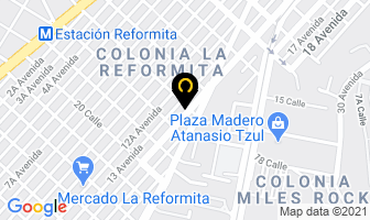 Mapa de Transmisiones Xavier en Ciudad de Guatemala