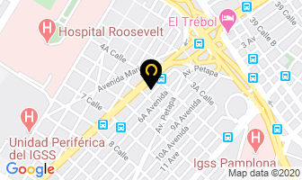 Mapa de Transportes Charras Premium en Ciudad de Guatemala