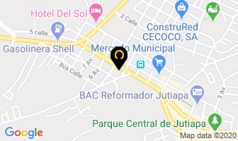 Mapa de Tropigas en Jutiapa