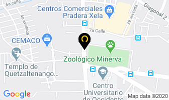 Mapa de Tropigas en Quetzaltenango