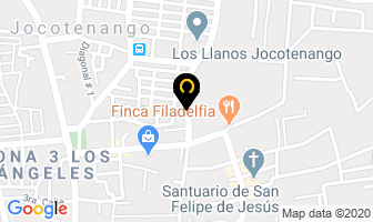Mapa de True Colors en Antigua Guatemala