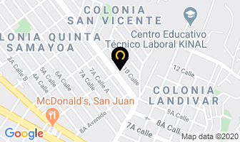 Mapa de Tubasa en Ciudad de Guatemala