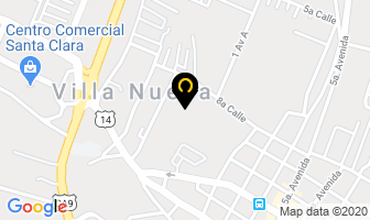 Mapa de Turicentro El Paraiso en Villa Nueva