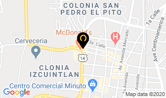 Mapa de Turicentro Palmeras en Escuintla